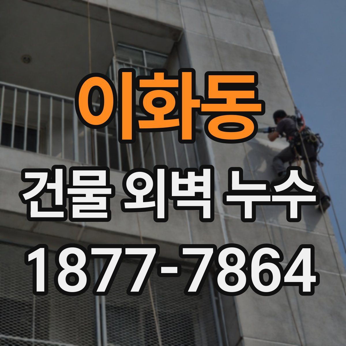 이화동 건물 외벽 누수