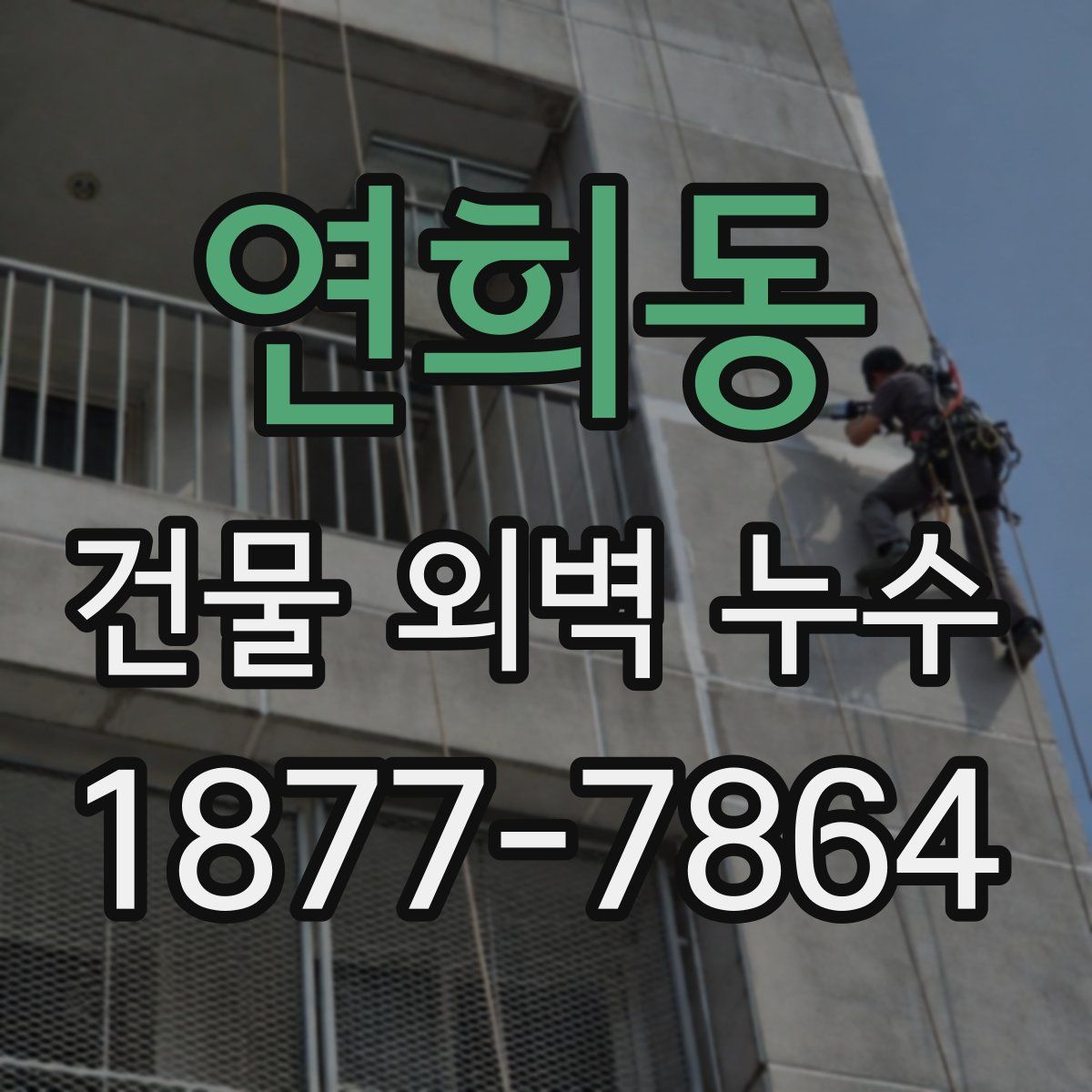 연희동 건물 외벽 누수
