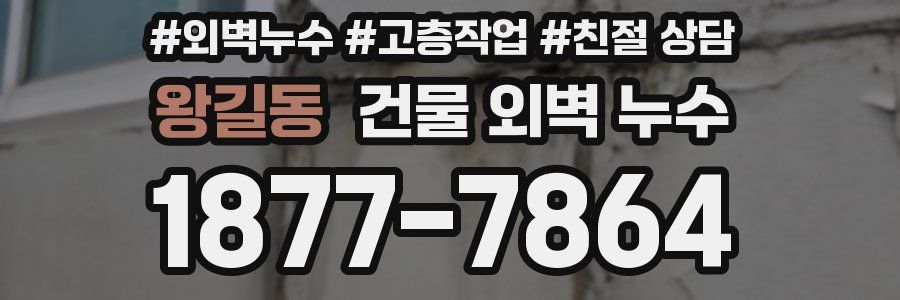 왕길동 건물 외벽 누수