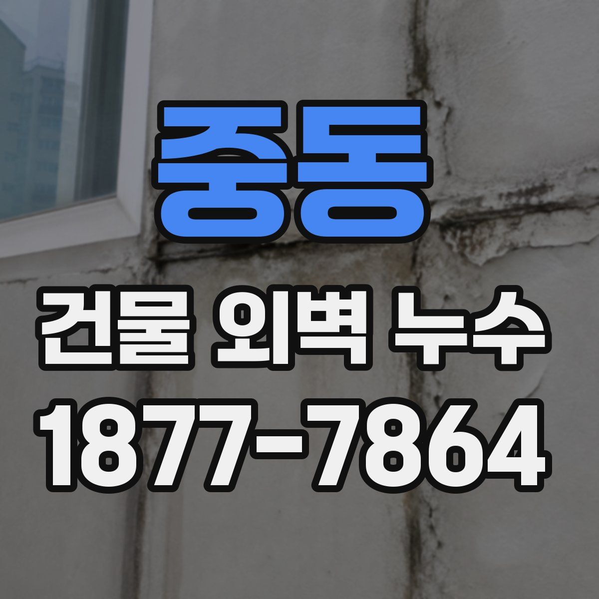 중동 건물 외벽 누수