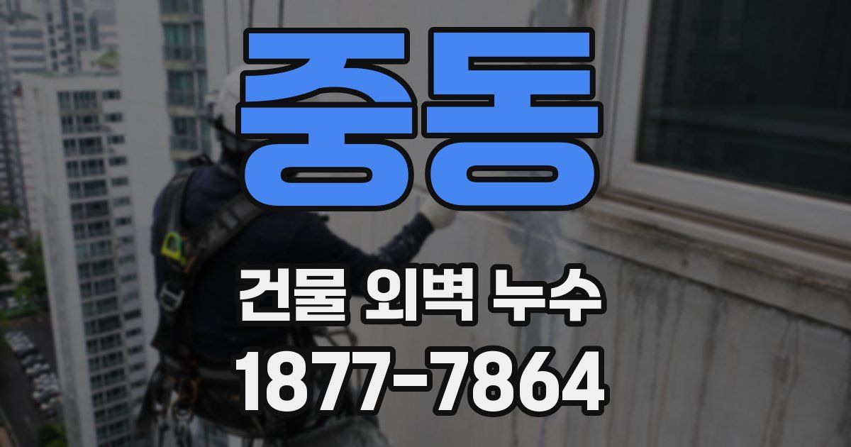 중동 건물 외벽 누수