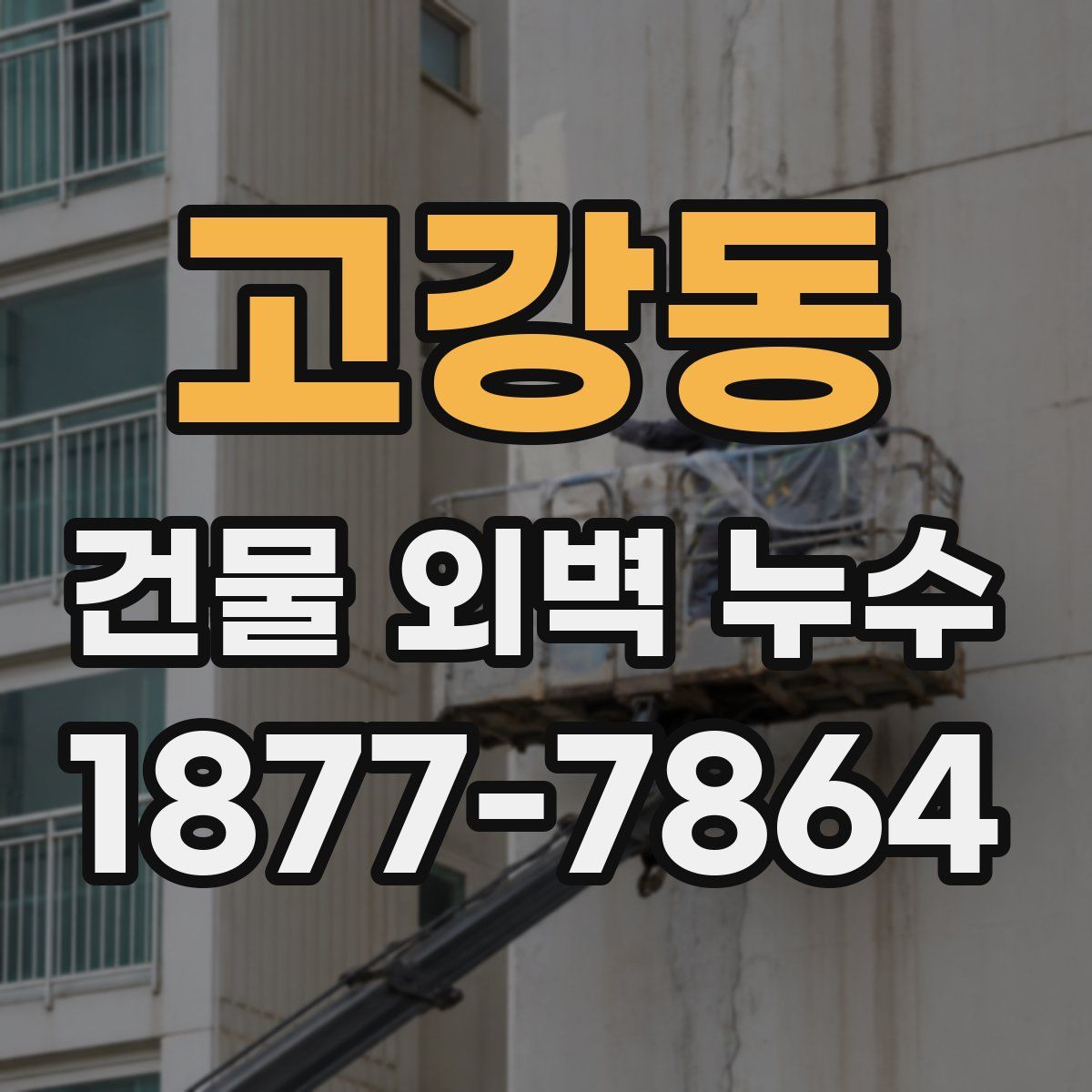 고강동 건물 외벽 누수
