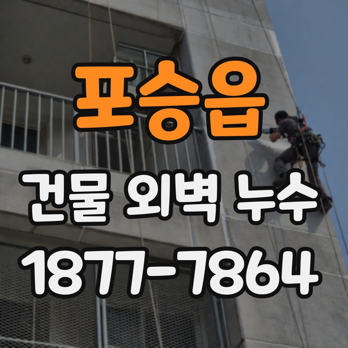 포승읍 건물 외벽 누수