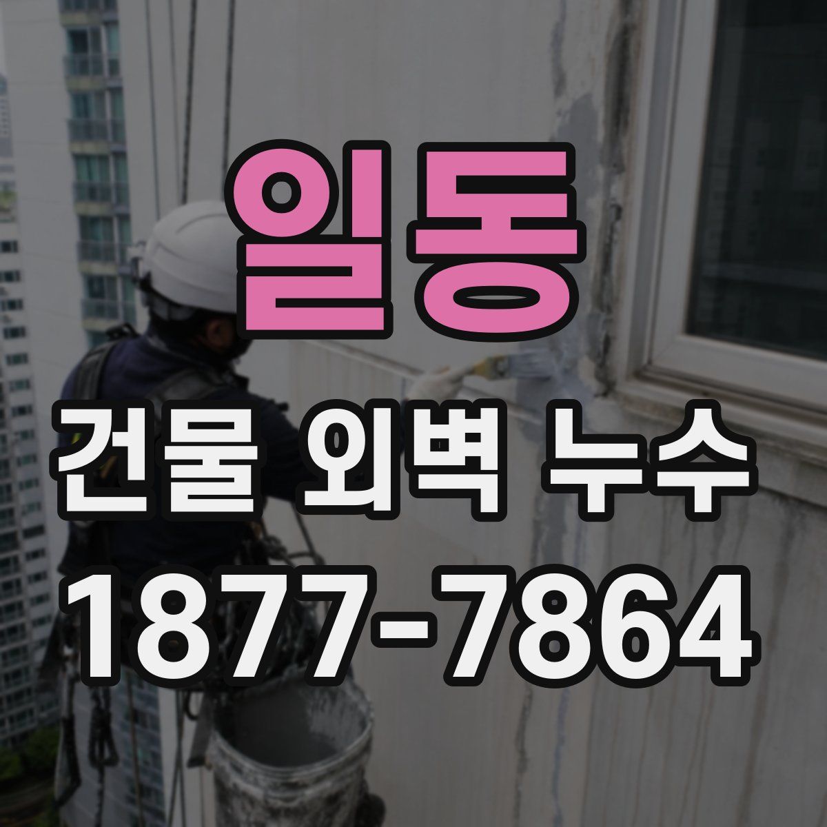 일동 건물 외벽 누수