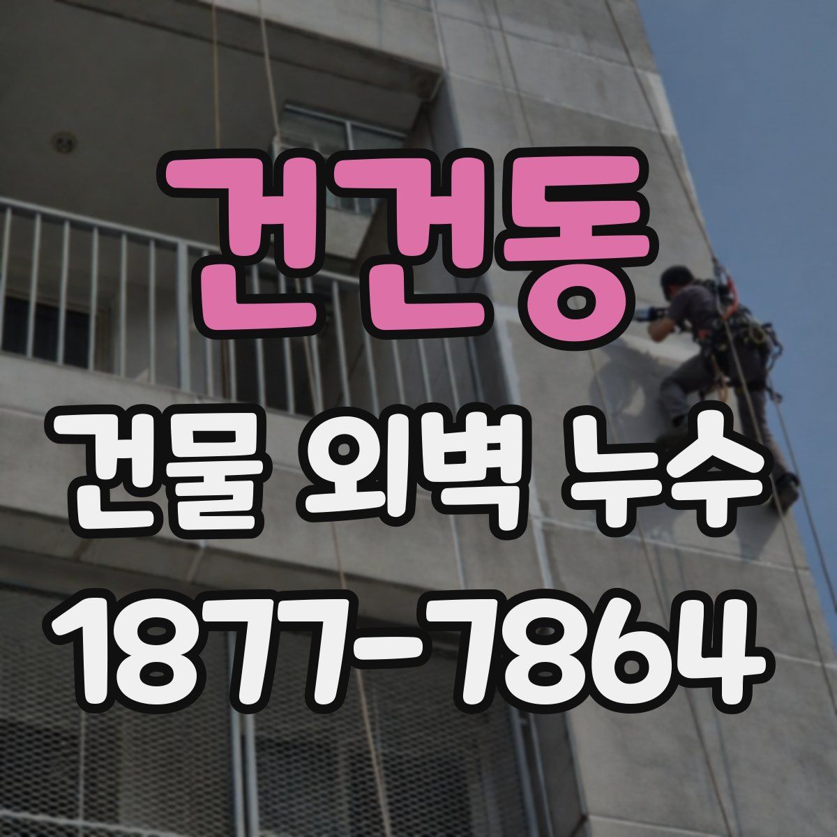 건건동 건물 외벽 누수