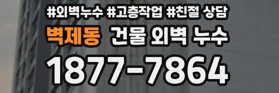 벽제동 건물 외벽 누수