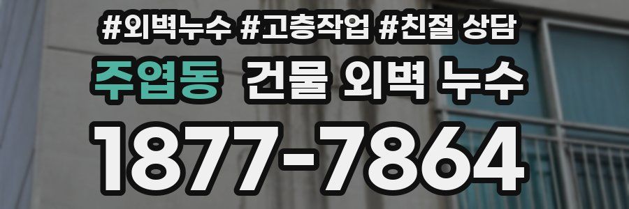 주엽동 건물 외벽 누수