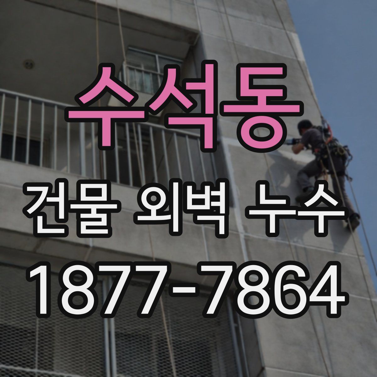 수석동 건물 외벽 누수
