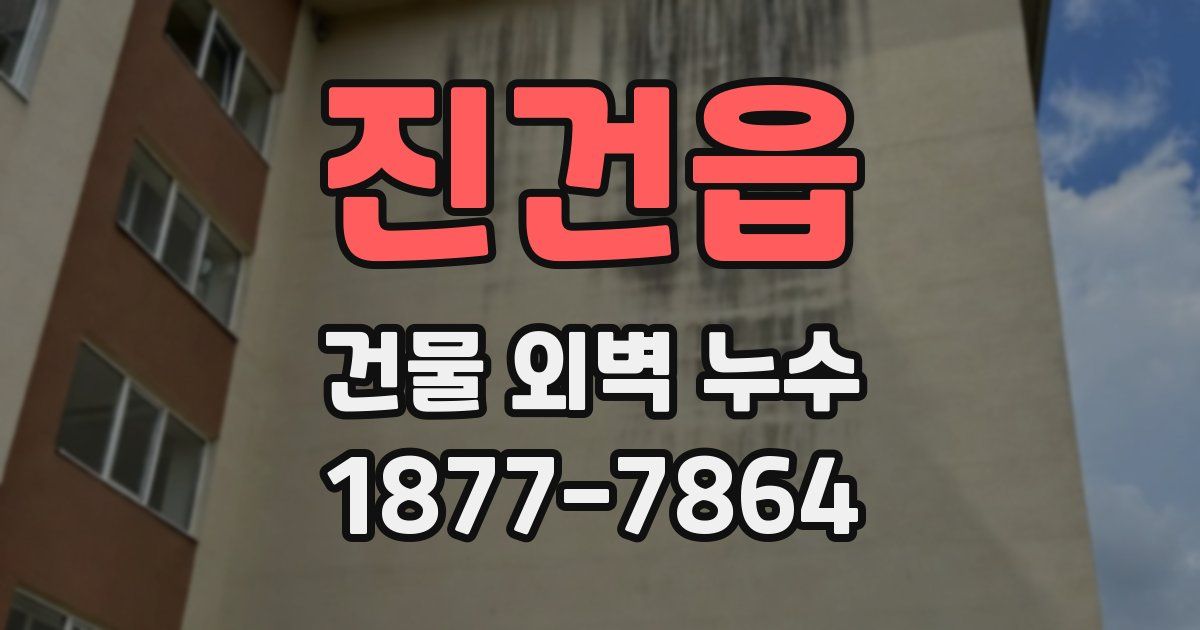 진건읍 건물 외벽 누수