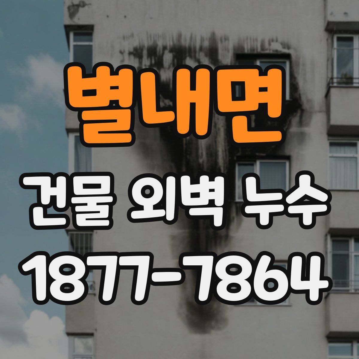 별내면 건물 외벽 누수