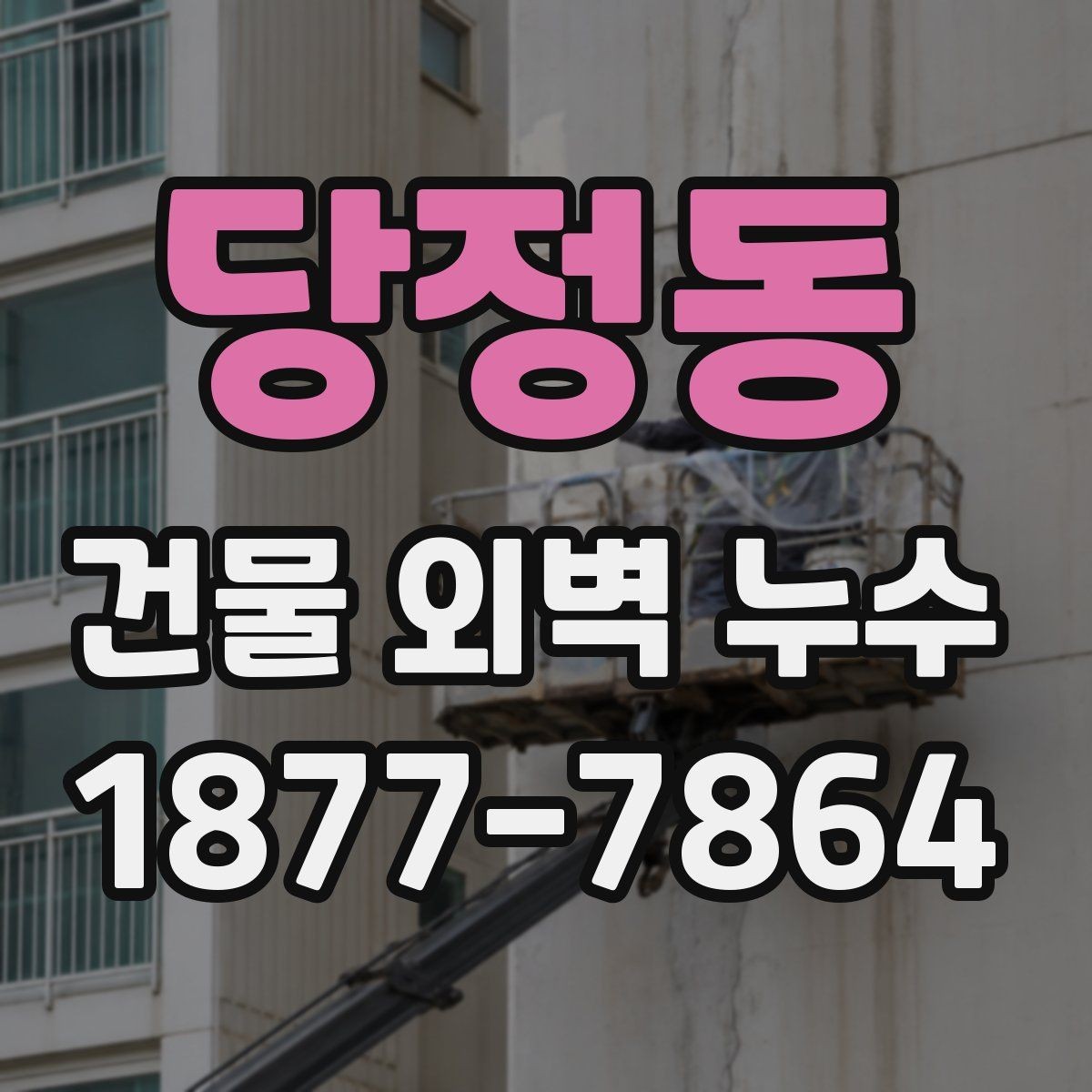 당정동 건물 외벽 누수 확인 후 진행하는 절차
