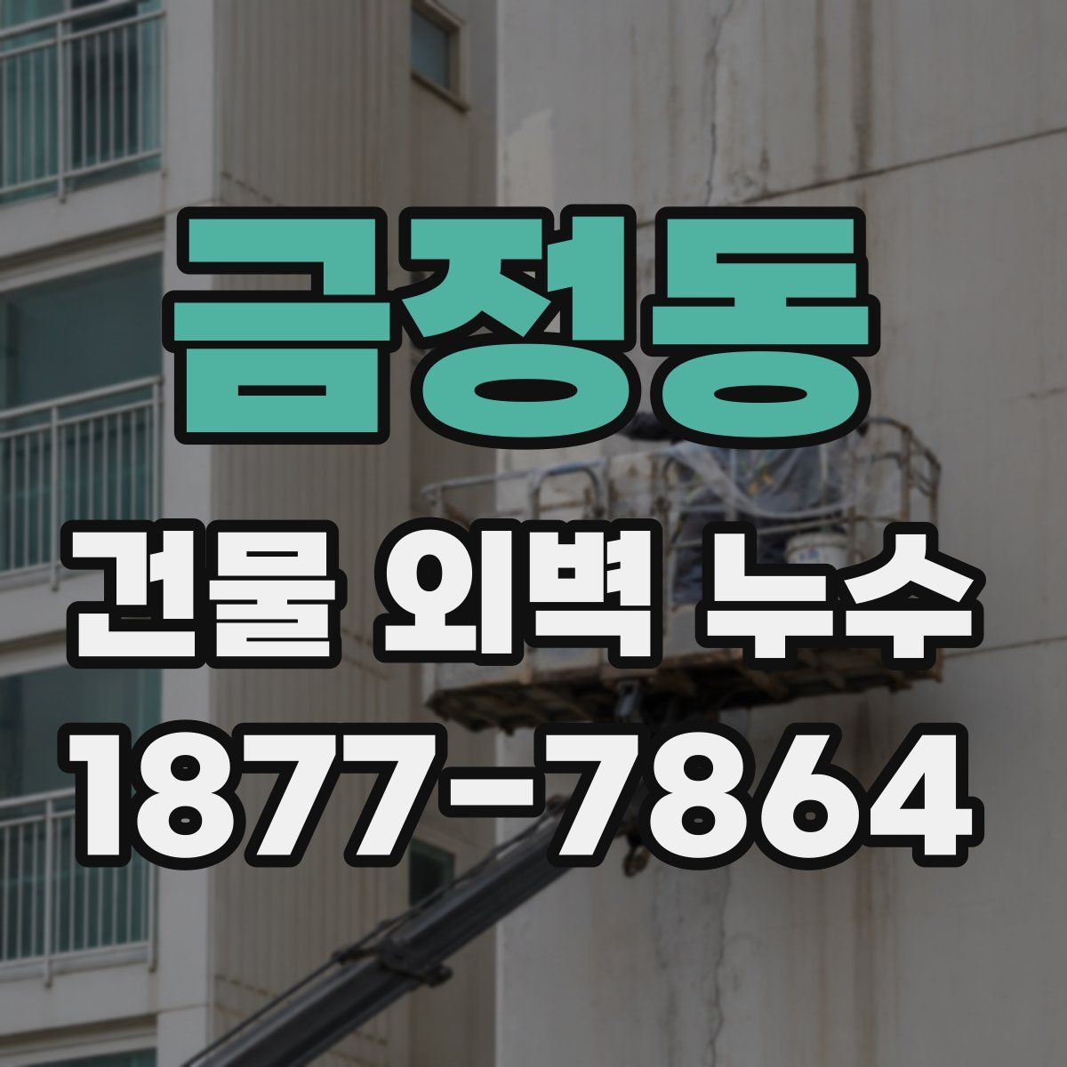 금정동 건물 외벽 누수