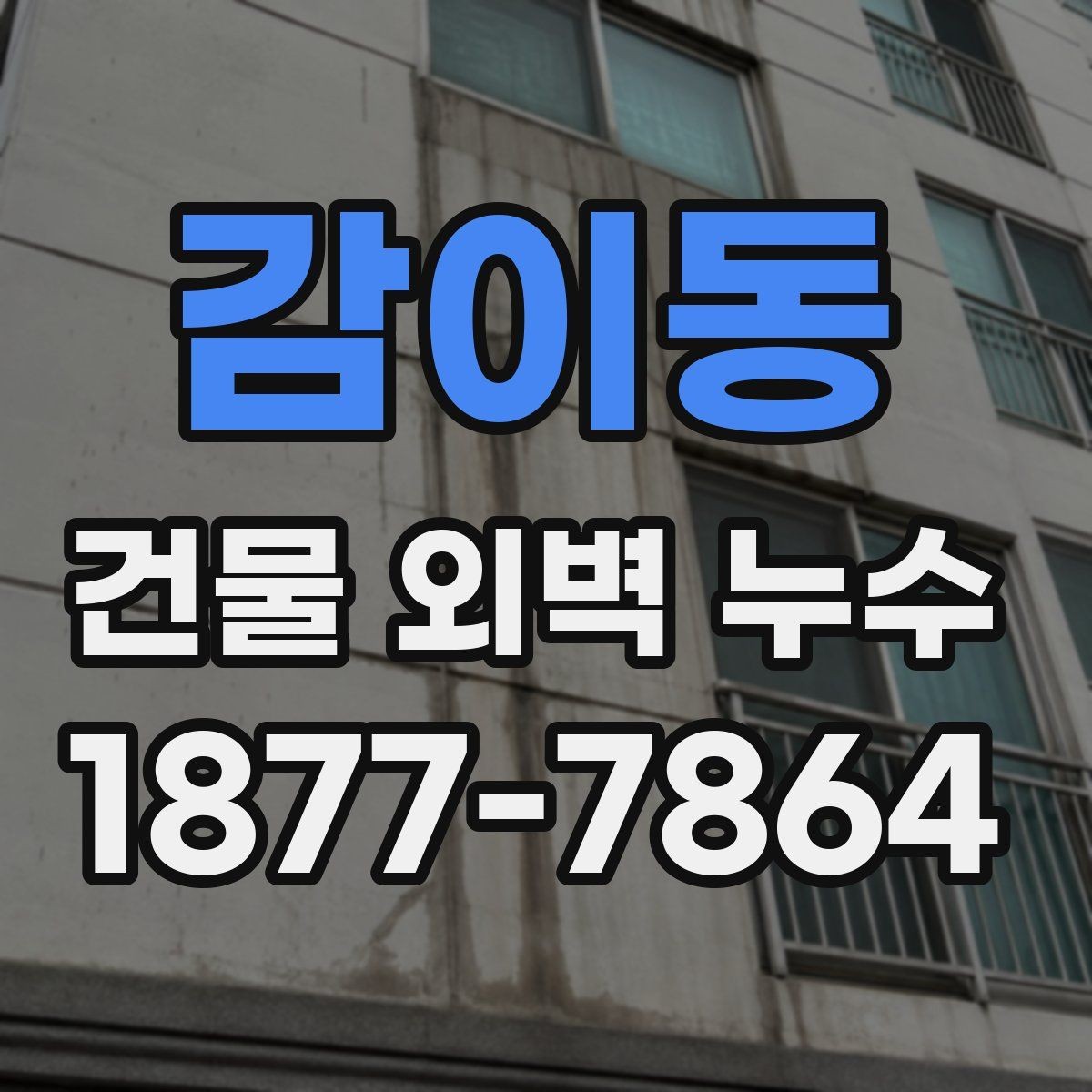 감이동 건물 외벽 누수 보수 후 재검사가 필요한 이유