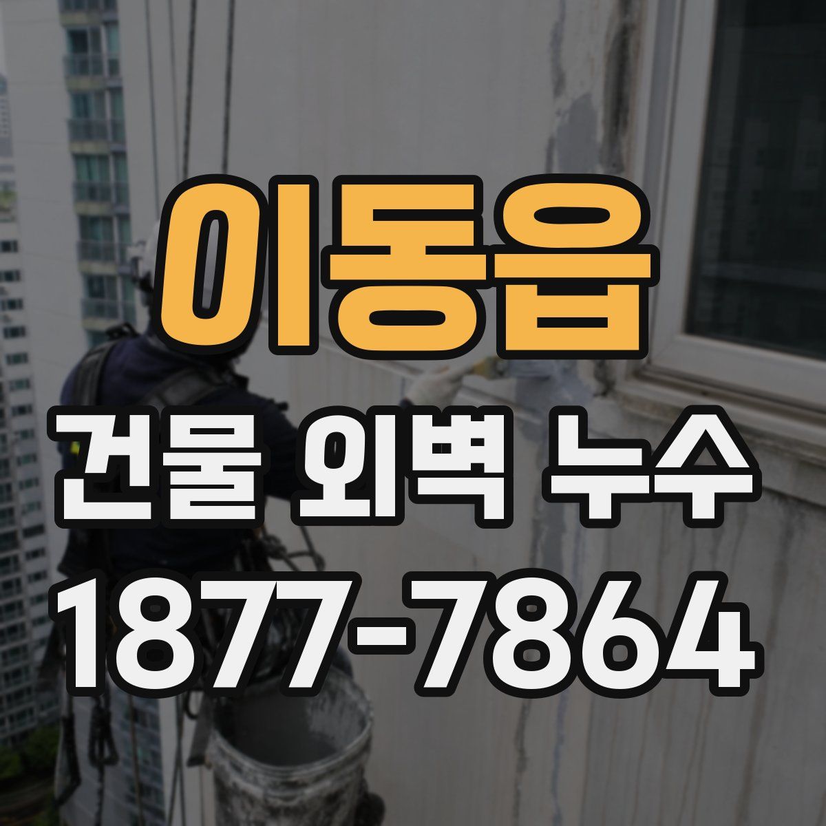 이동읍 건물 외벽 누수