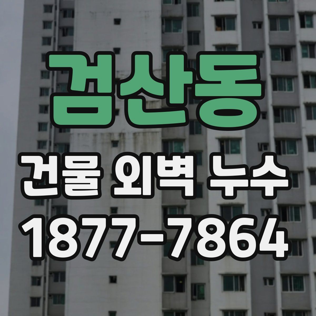 검산동 건물 외벽 누수 진단 결과를 해석하는 방법