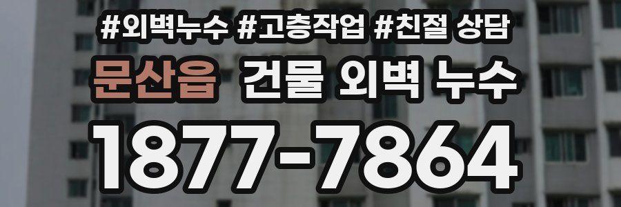문산읍 건물 외벽 누수