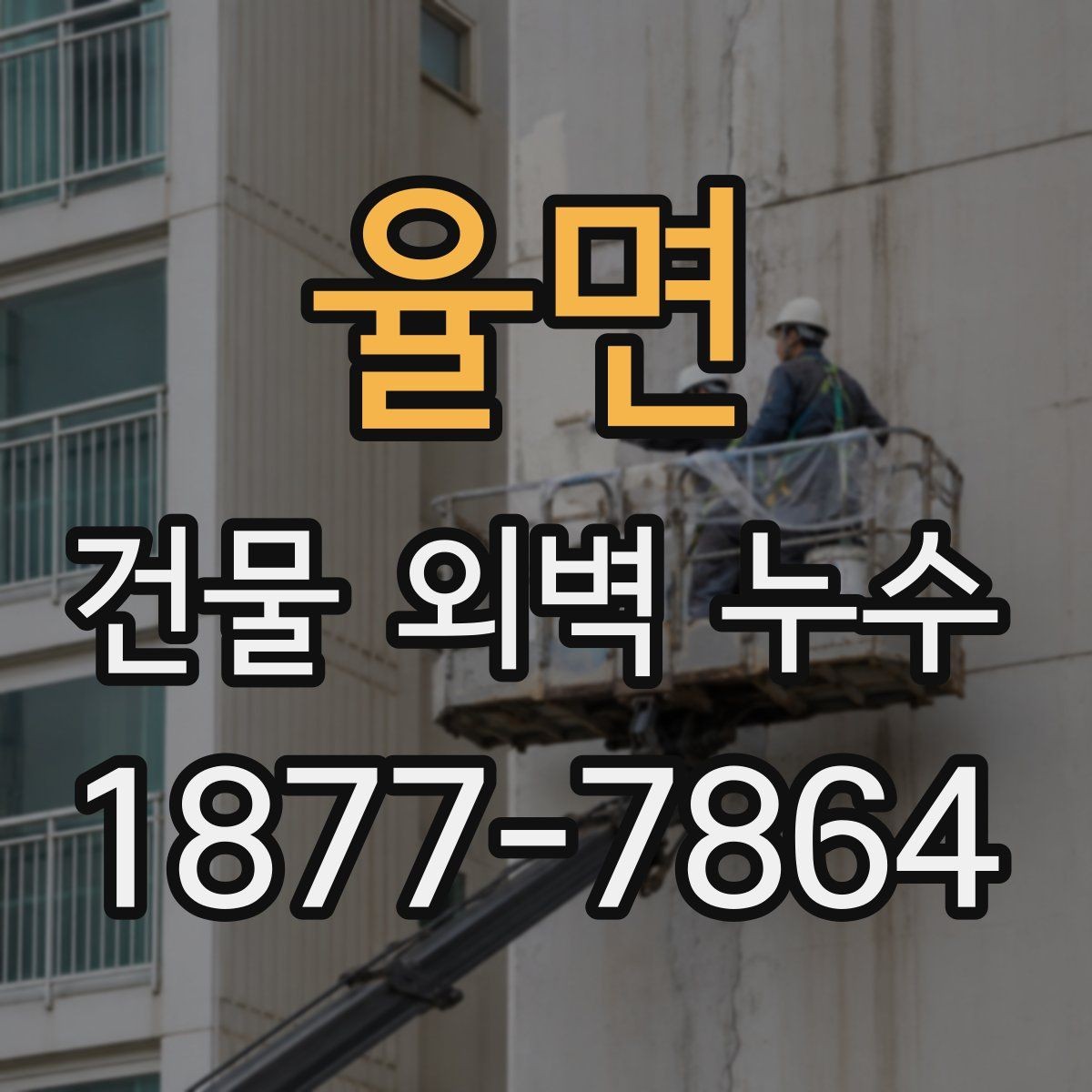 율면 건물 외벽 누수 진단 후 공사 범위 정하는 법