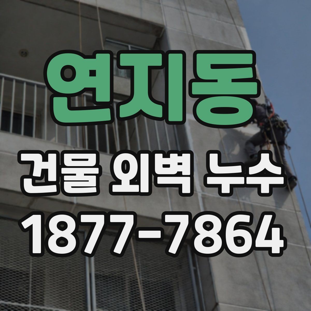 연지동 건물 외벽 누수 보수 방법 차이