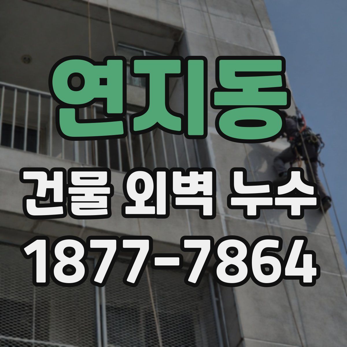 연지동 건물 외벽 누수