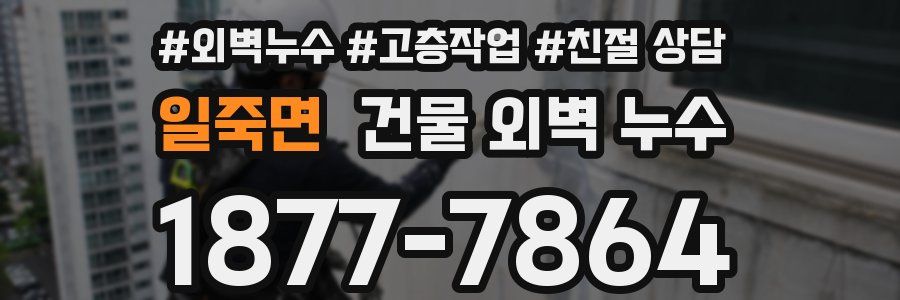 일죽면 건물 외벽 누수