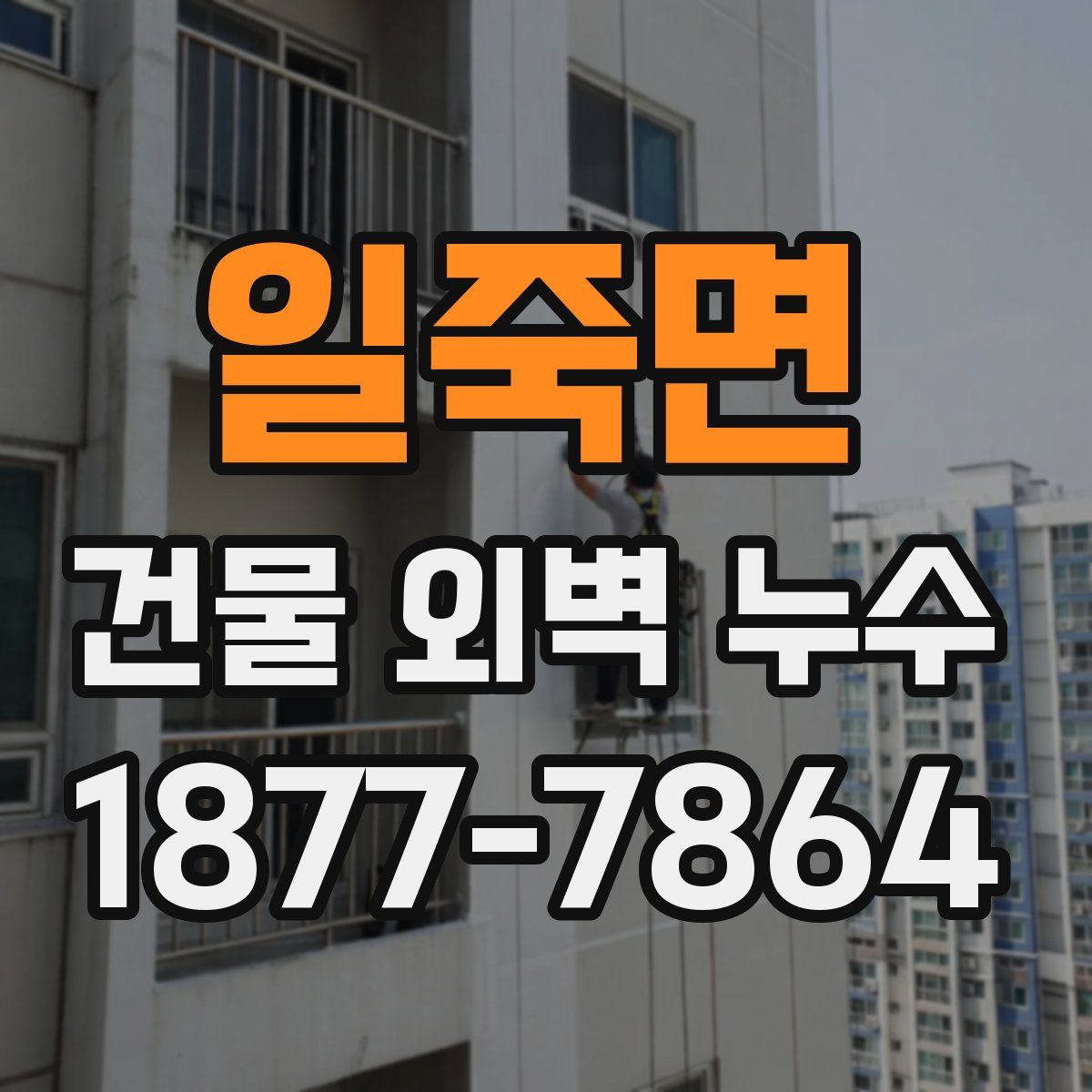 일죽면 건물 외벽 누수
