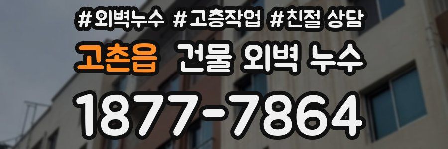고촌읍 건물 외벽 누수