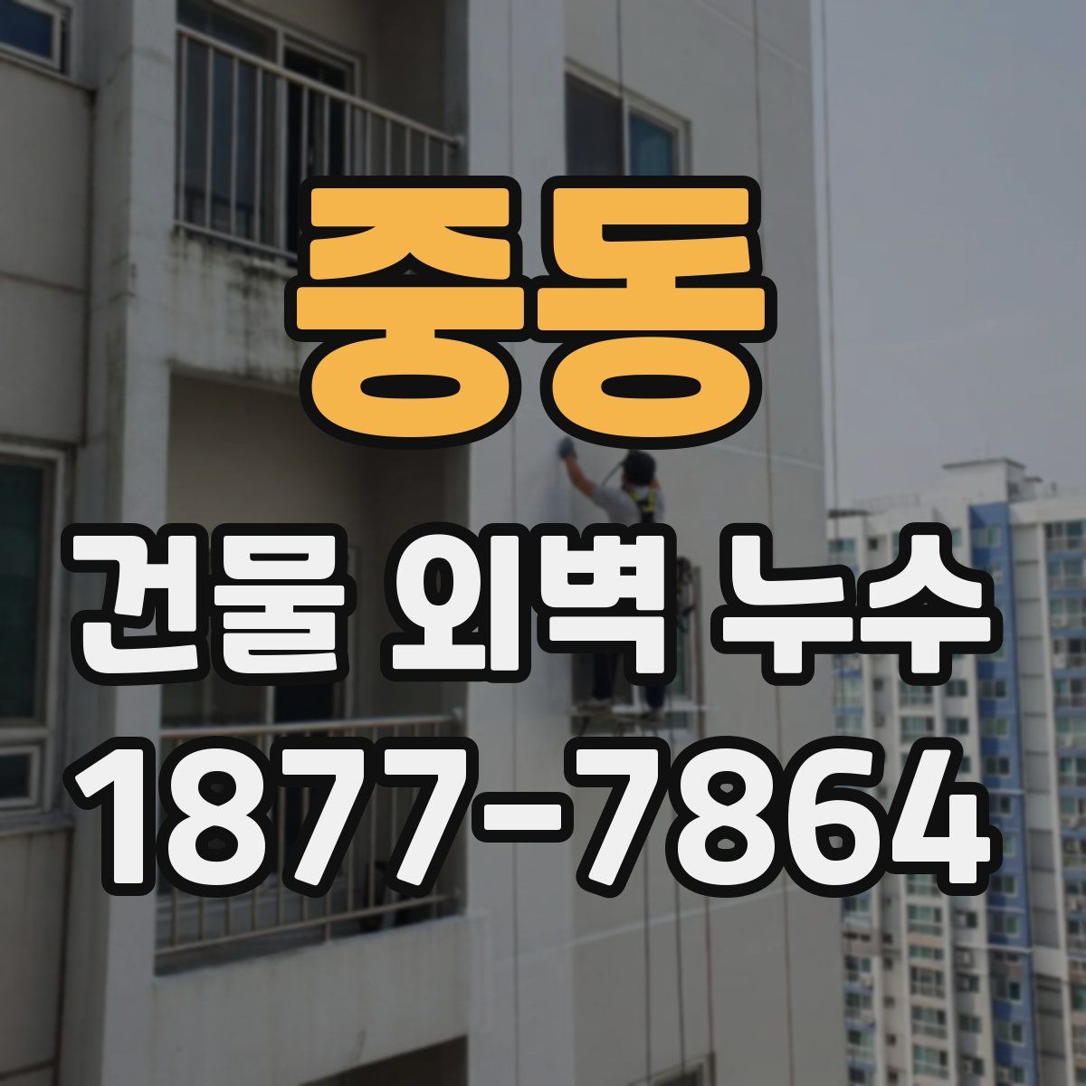중동 건물 외벽 누수
