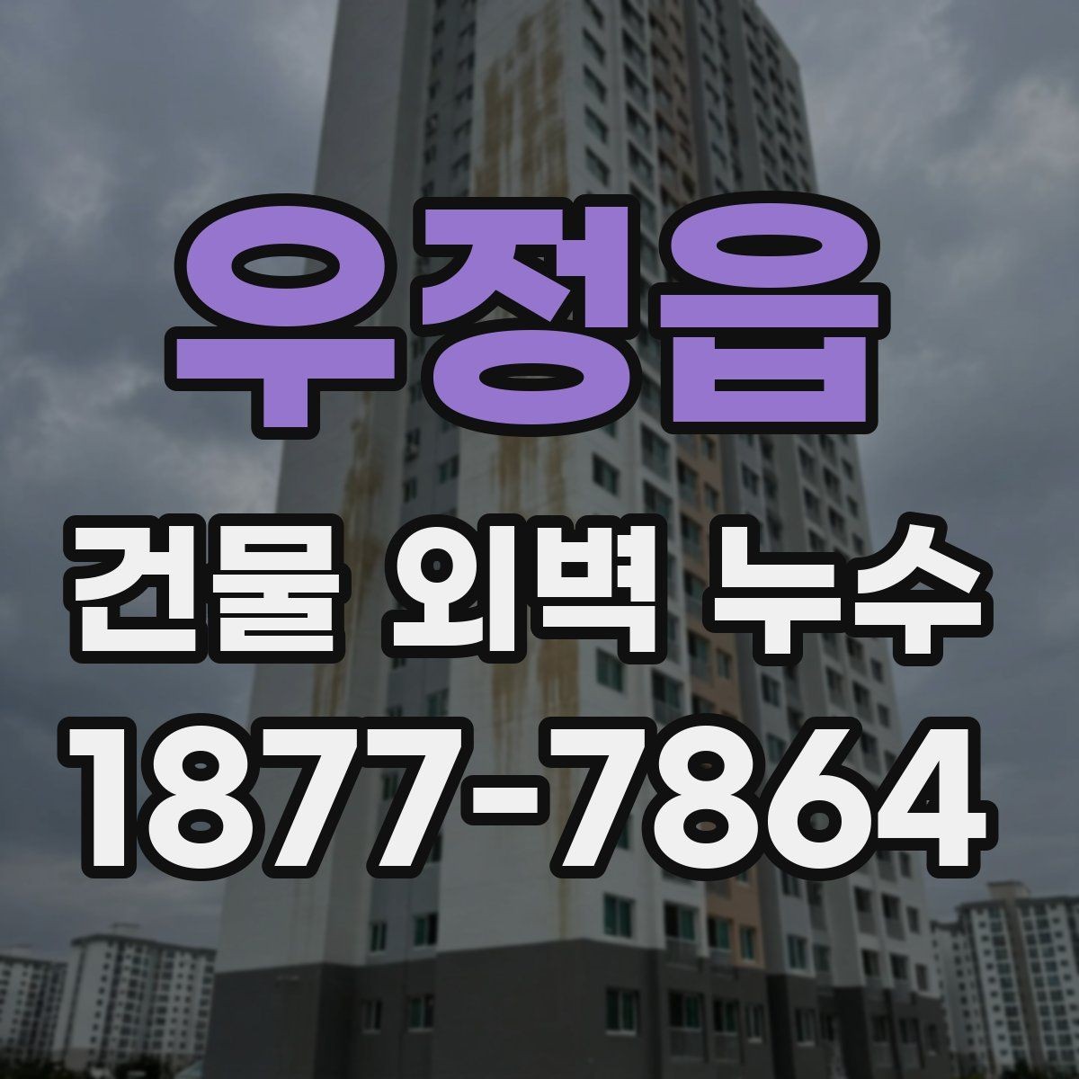 우정읍 건물 외벽 누수 보수 시기 판단하는 방법