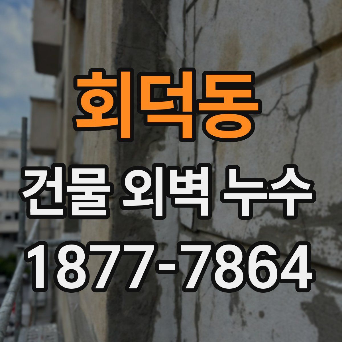 회덕동 건물 외벽 누수