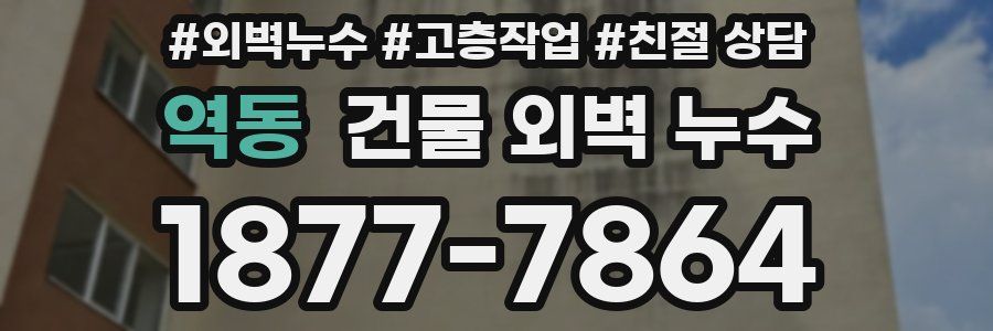 역동 건물 외벽 누수