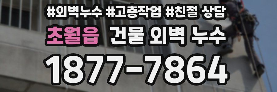 초월읍 건물 외벽 누수
