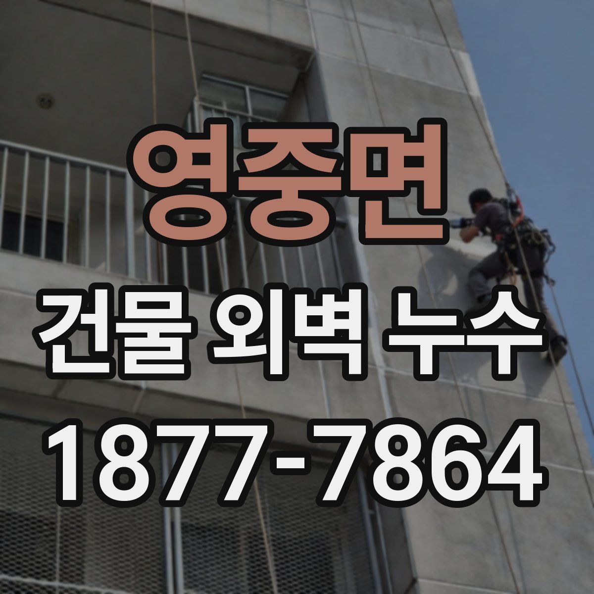 영중면 건물 외벽 누수