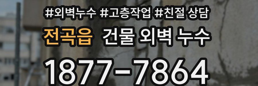 전곡읍 건물 외벽 누수