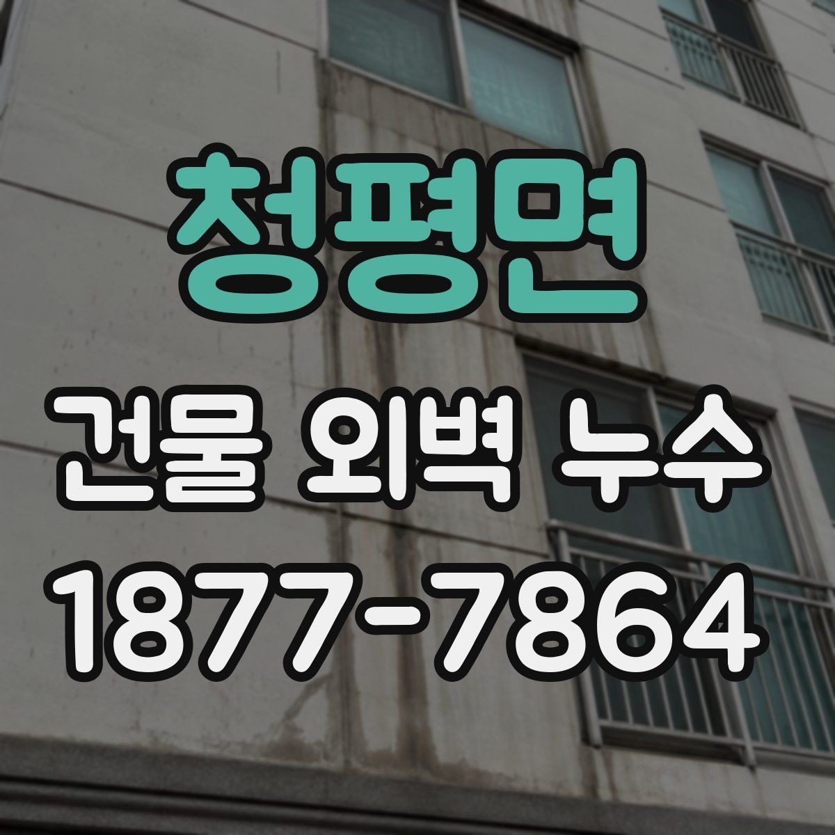 청평면 건물 외벽 누수 조기 발견을 위한 관찰 포인트