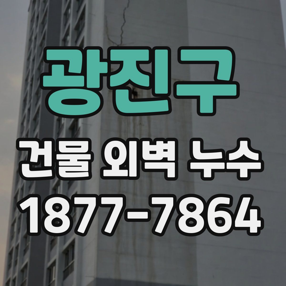 광진구 건물 외벽 누수