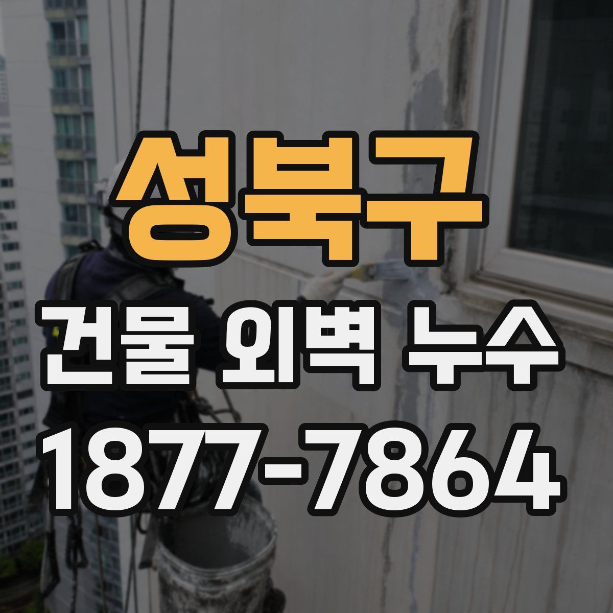 성북구 건물 외벽 누수