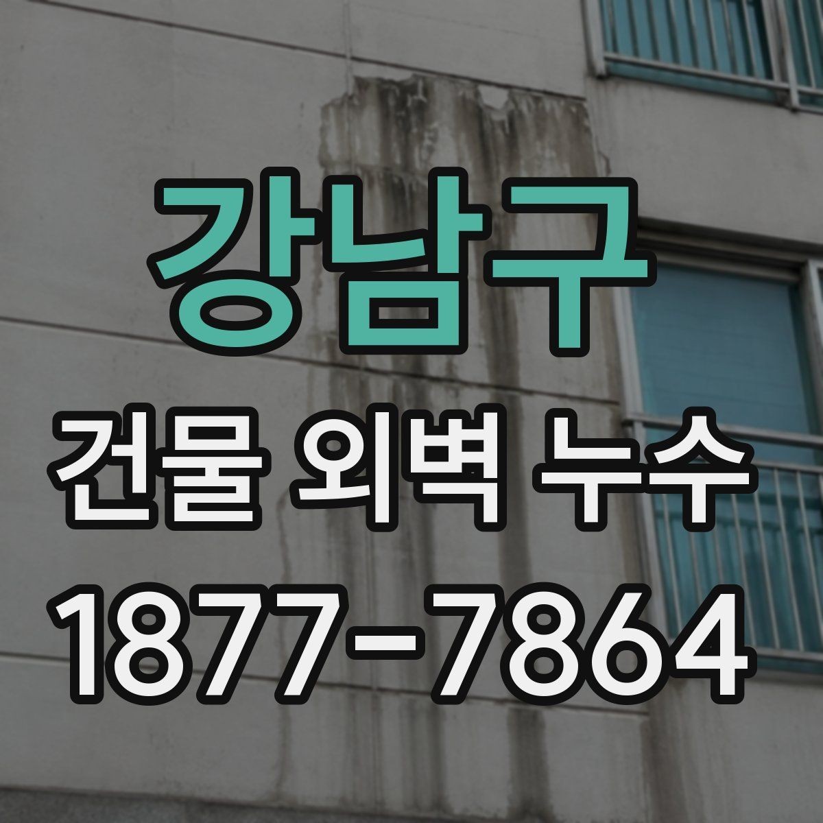 강남구 건물 외벽 누수 문제 해결을 위한 확인 순서