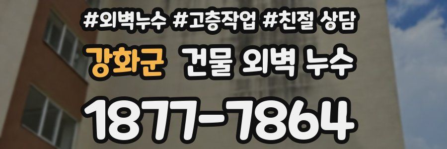 강화군 건물 외벽 누수