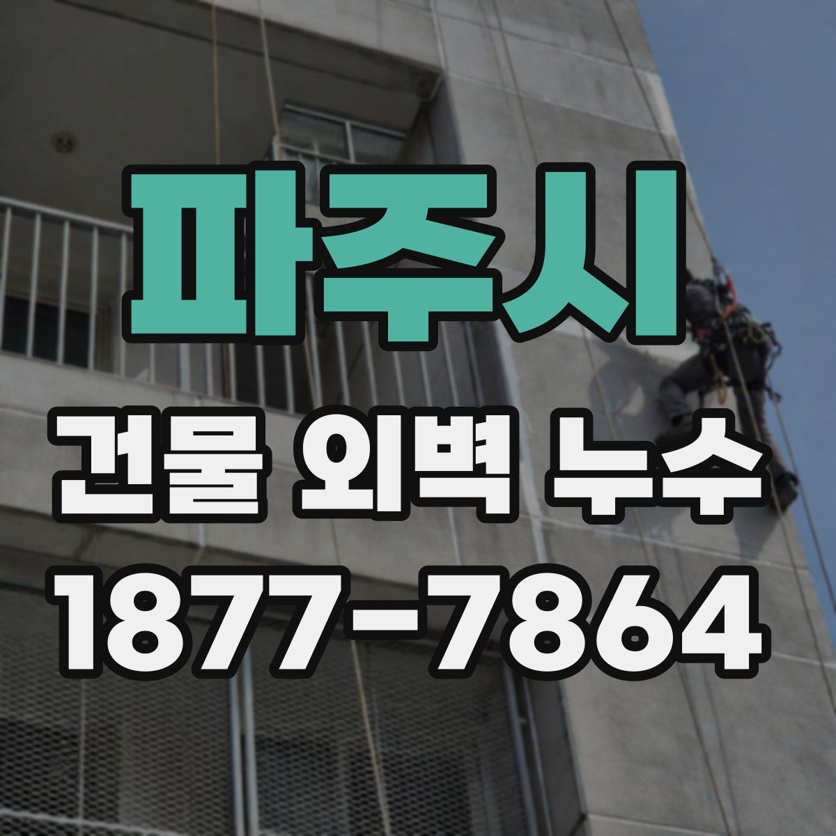 파주시 건물 외벽 누수