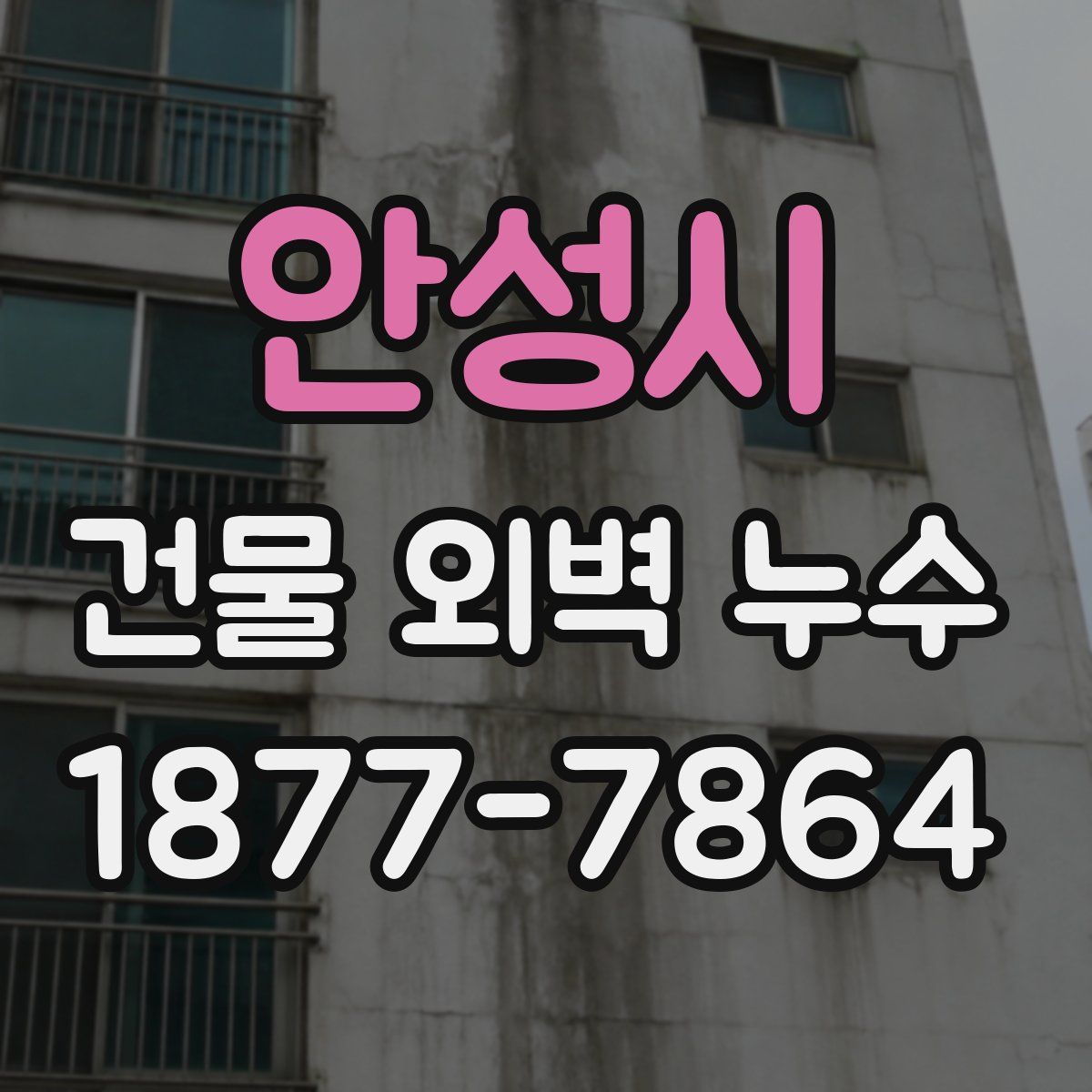 안성시 건물 외벽 누수