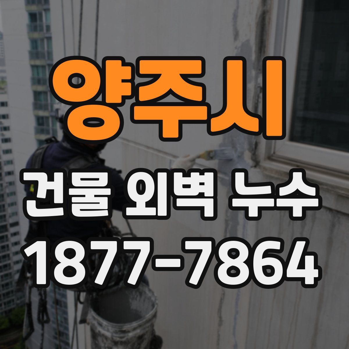 양주시 건물 외벽 누수
