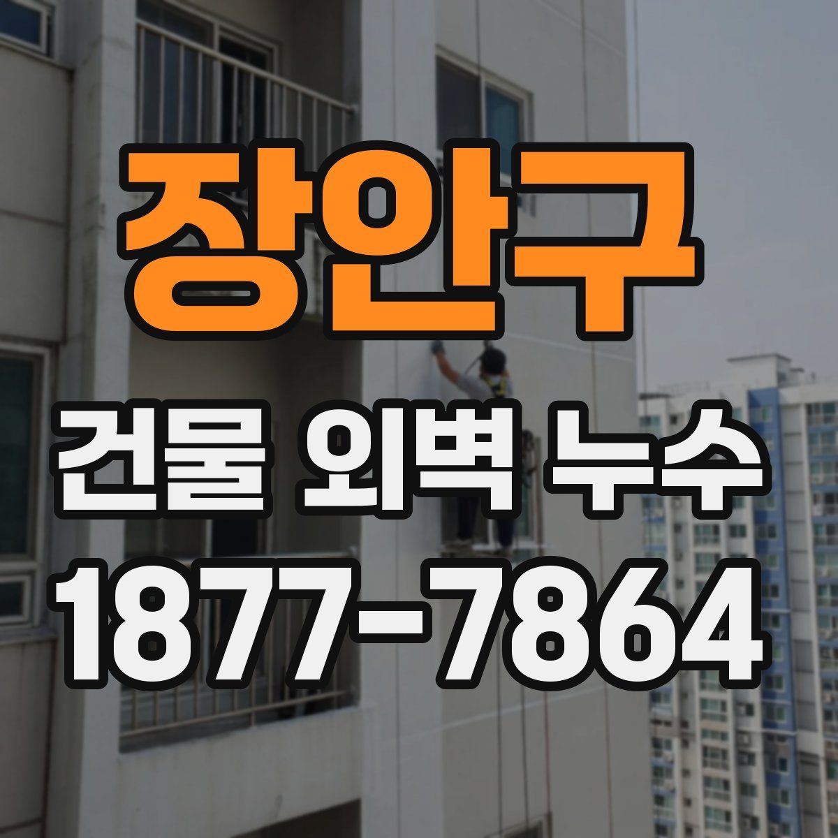 장안구 건물 외벽 누수