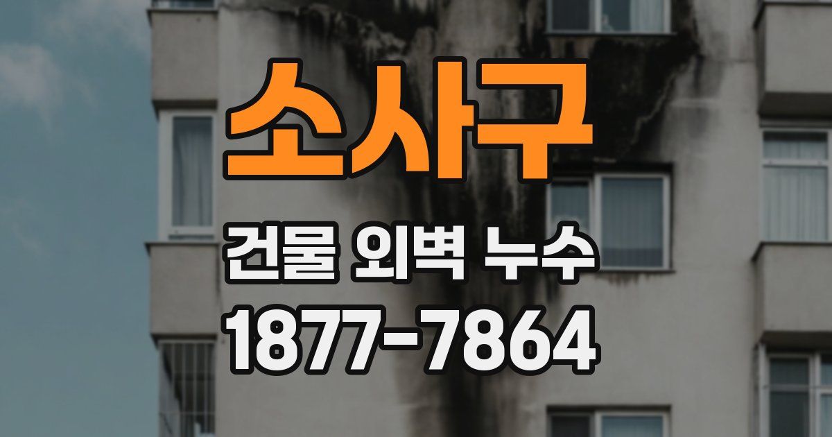 소사구 건물 외벽 누수