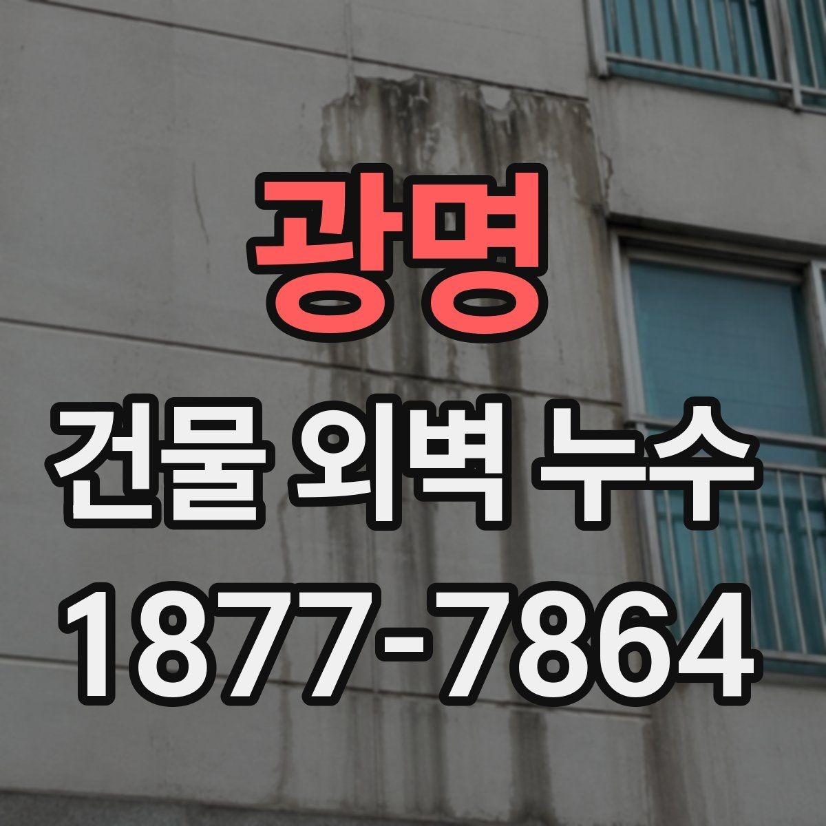 광명 건물 외벽 누수 공사 견적서에서 살필 항목