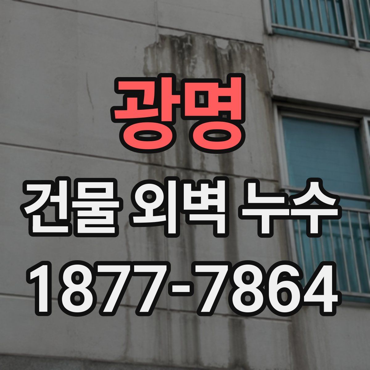광명 건물 외벽 누수