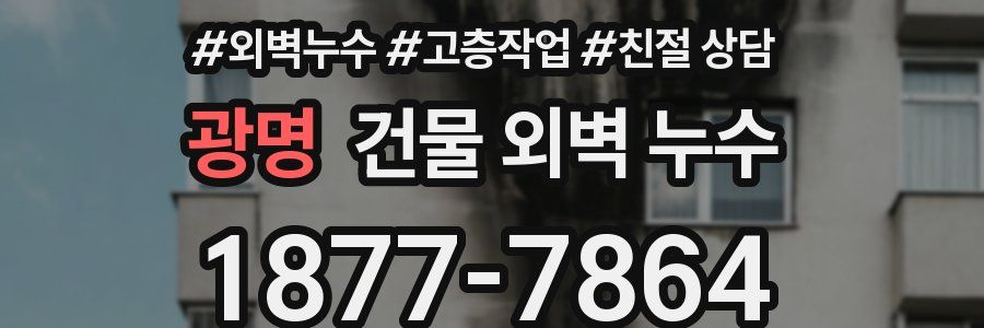 광명 건물 외벽 누수