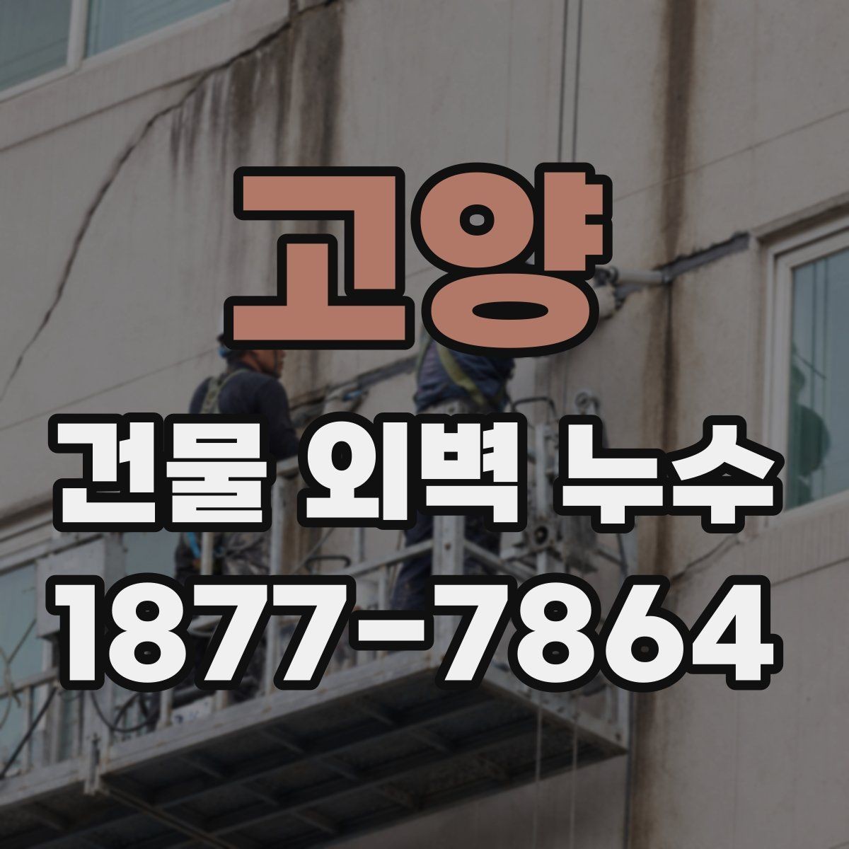 고양 건물 외벽 누수 예방을 위한 관리 방법