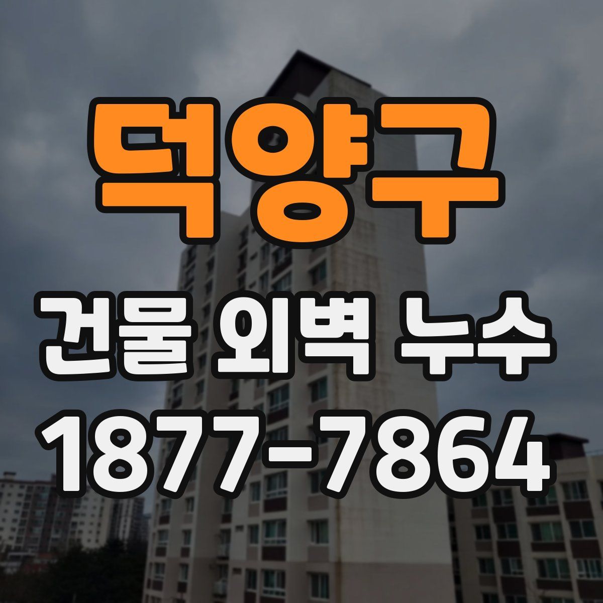 덕양구 건물 외벽 누수