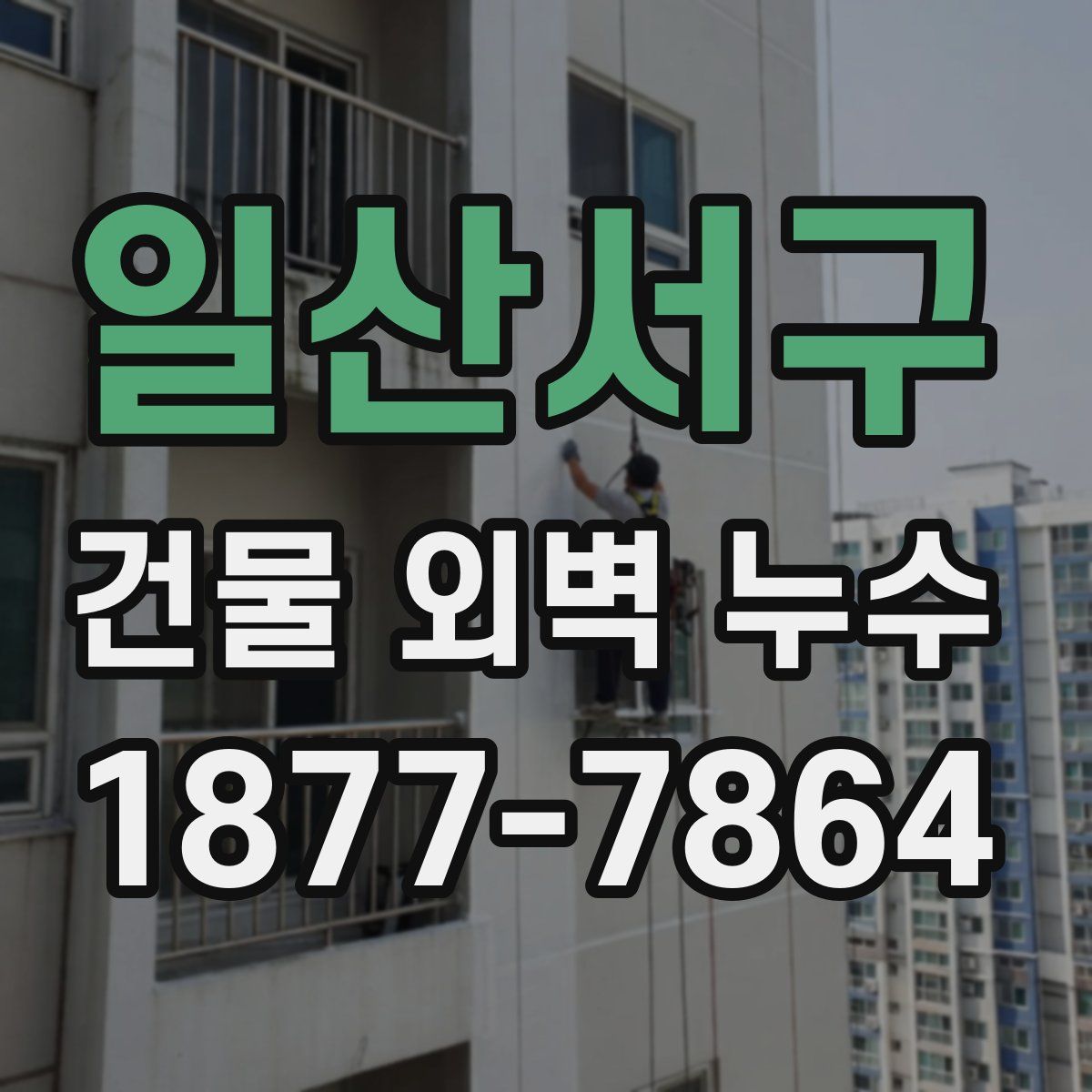 일산서구 건물 외벽 누수