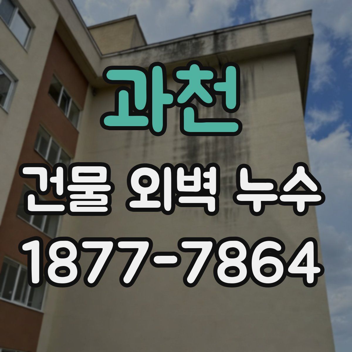 과천 건물 외벽 누수